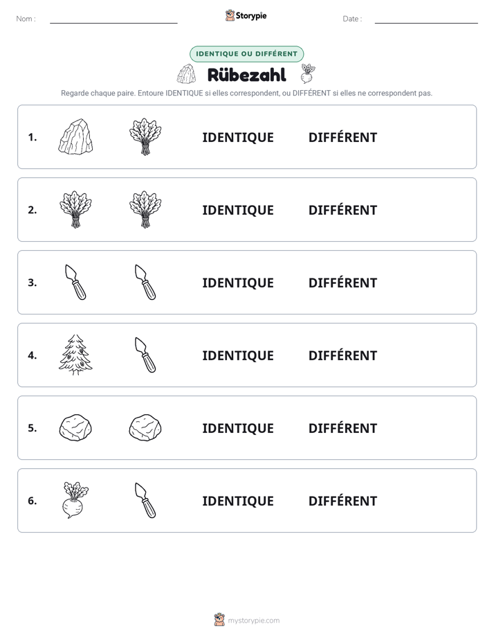 Identique ou Différent