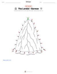 The Lorelei - German printable worksheet preview