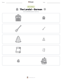 The Lorelei - German printable worksheet preview