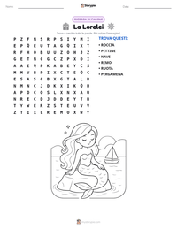 Anteprima della scheda stampabile di La Lorelei