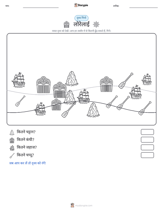 गिनती दृश्य