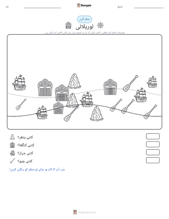 گنتی کا منظر