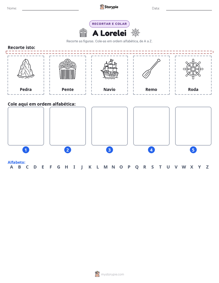 Recortar & Colar Alfabeto