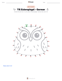 Till Eulenspiegel - German printable worksheet preview