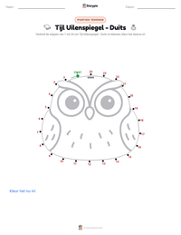 Tijl Uilenspiegel - Duits afdrukbare werkblad voorbeeld