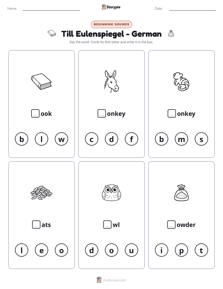 Beginning Sounds