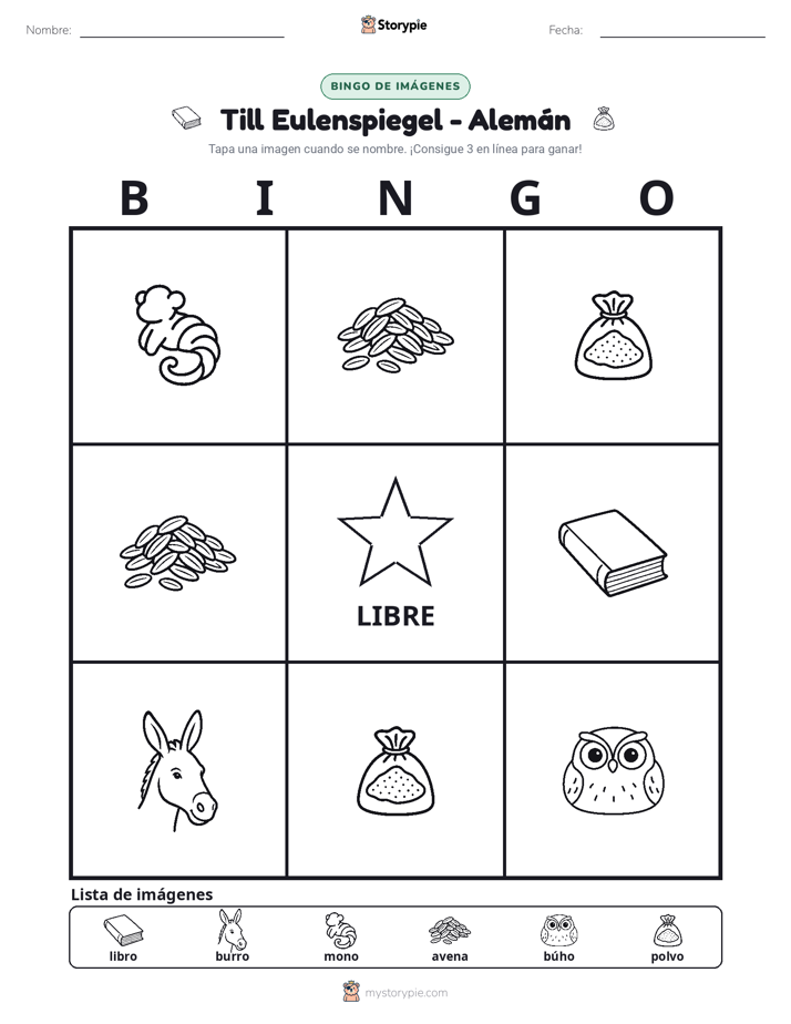 Bingo de Imágenes