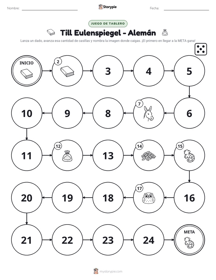 Juego de Rueda y Avanza