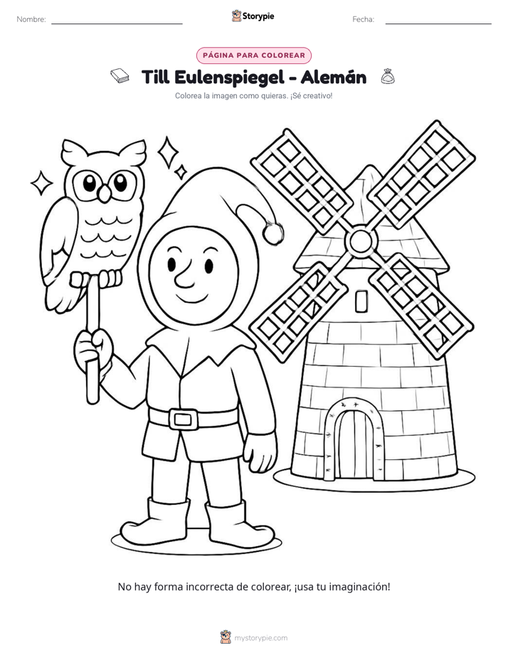Página para Colorear