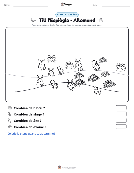 Scène de Comptage