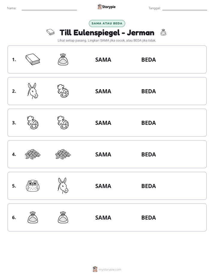 Sama atau Berbeda