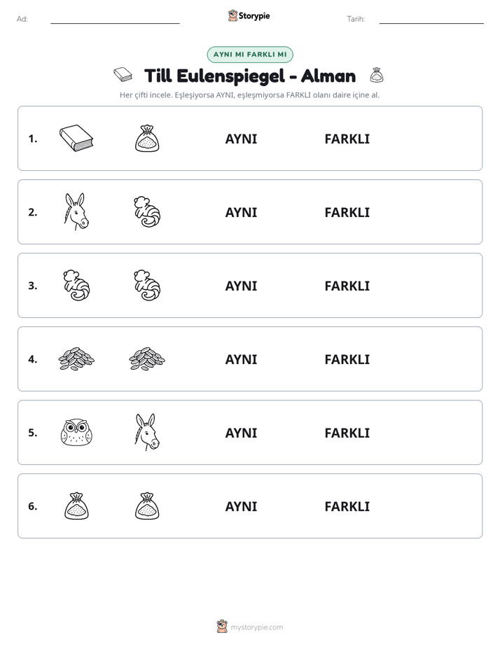 Aynı mı Farklı mı