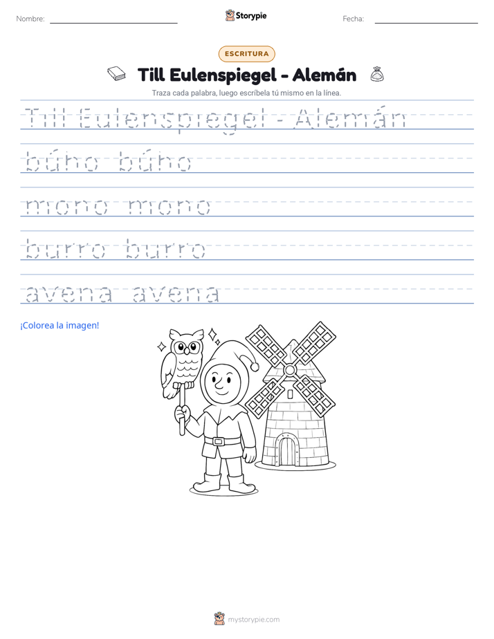 Práctica de Escritura