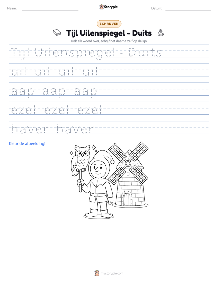 Schrijf Oefening