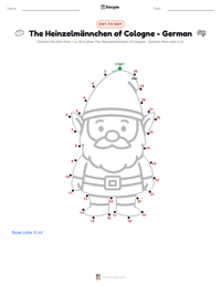 The Heinzelmännchen of Cologne - German printable worksheet preview