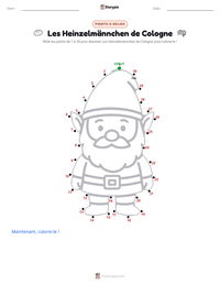 Aperçu de la feuille de travail imprimable Les Heinzelmännchen de Cologne