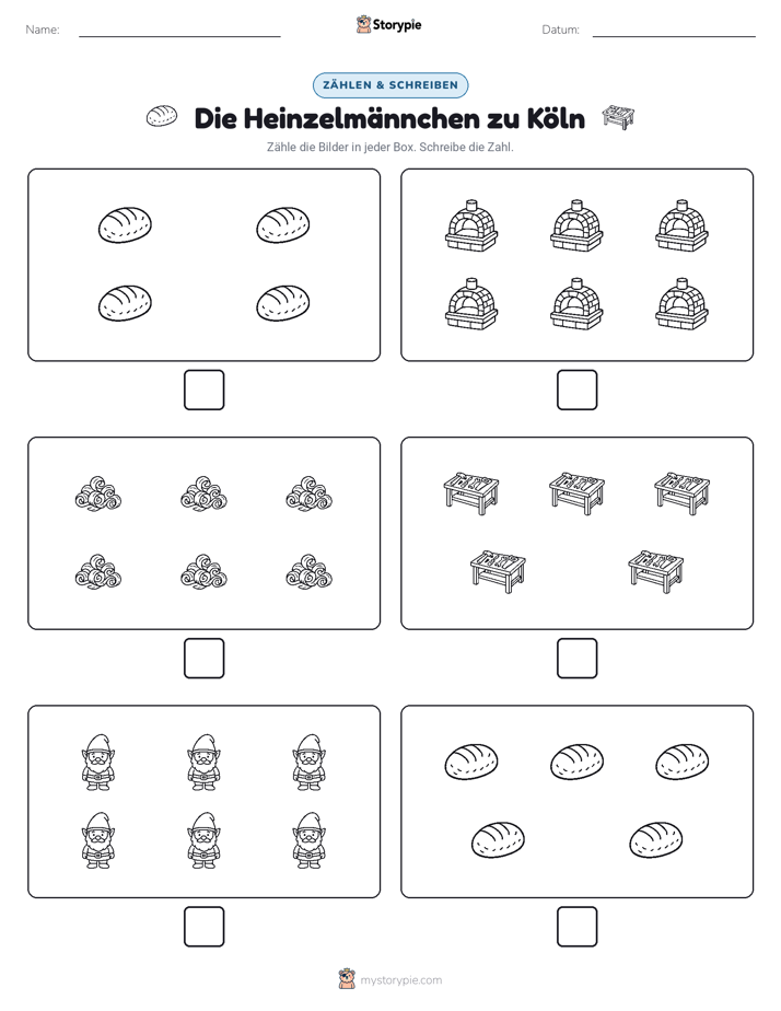 Zählen & Schreiben