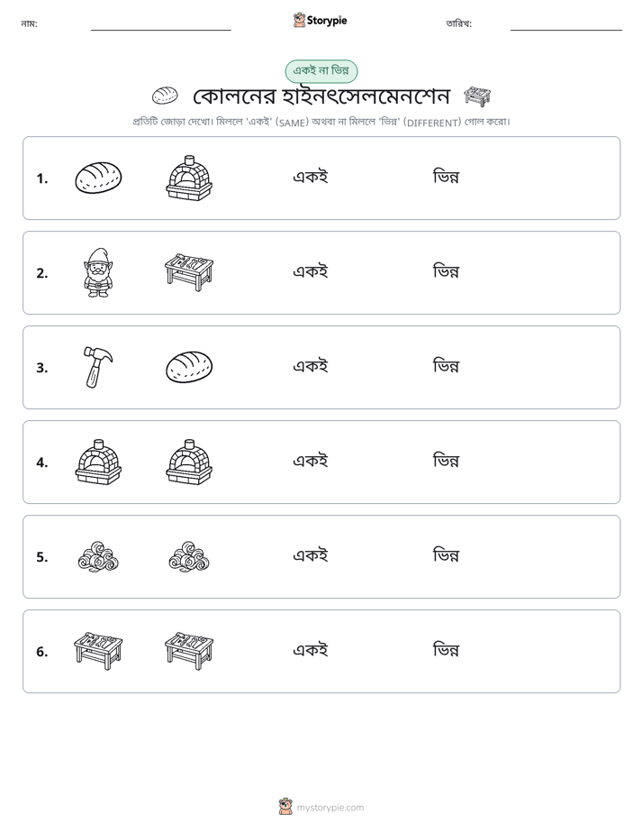 একই বা ভিন্ন
