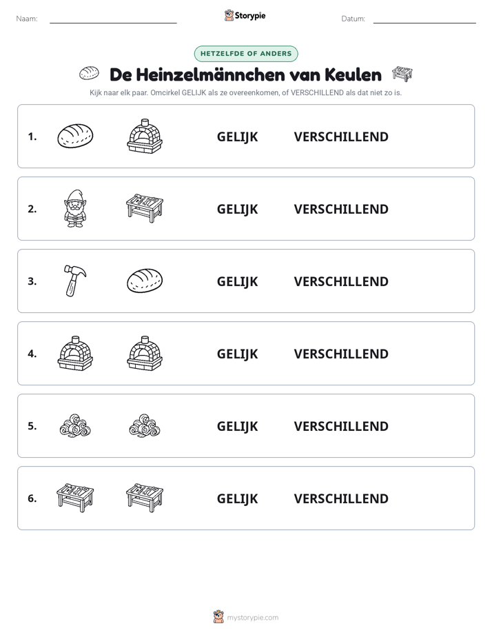 Zelfde of Verschillend