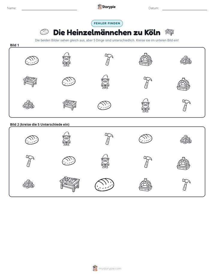 Finde den Unterschied