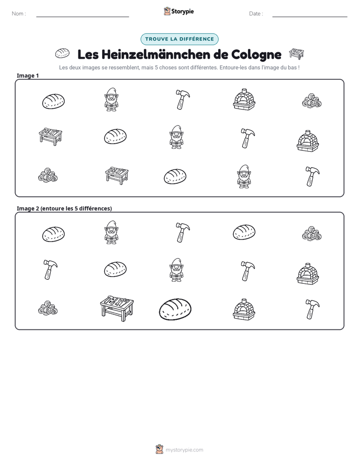 Trouvez les Différences