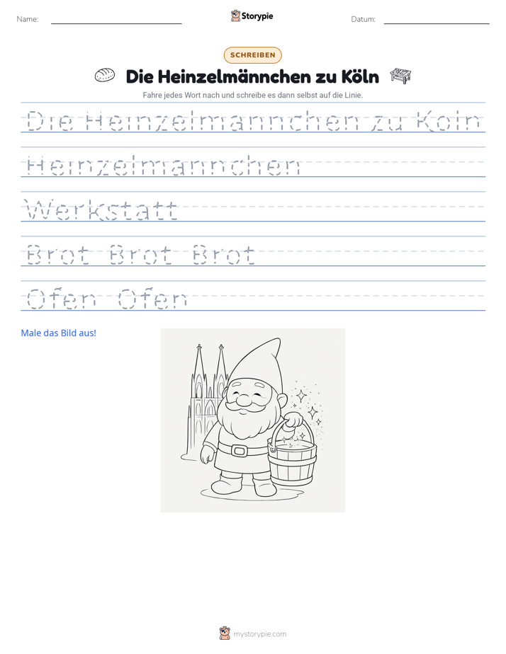 Schreibübung