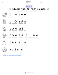 Xem trước tài liệu in sẵn Những Nhạc Sĩ Thành Bremen