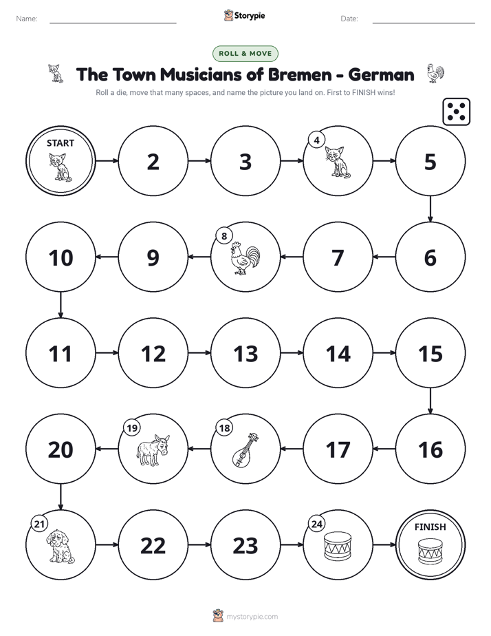 Roll & Move Game
