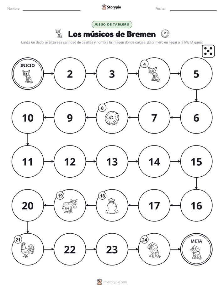Juego de Rueda y Avanza