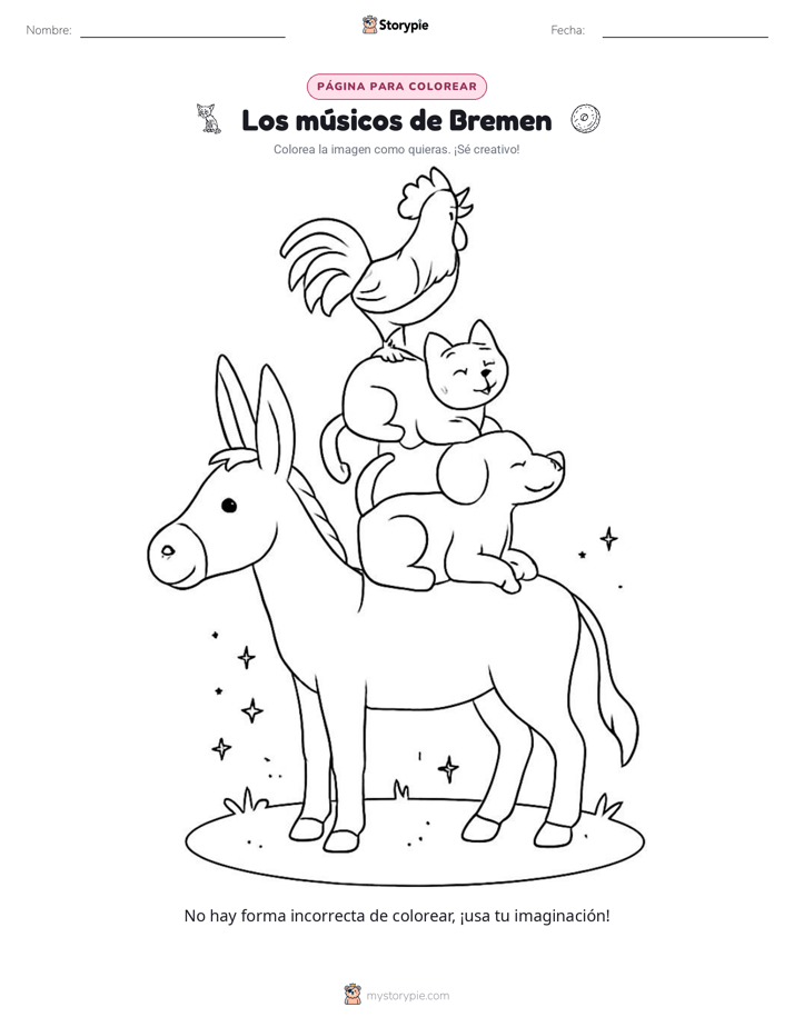 Página para Colorear