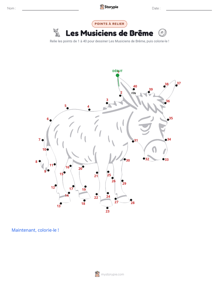 Relie les points