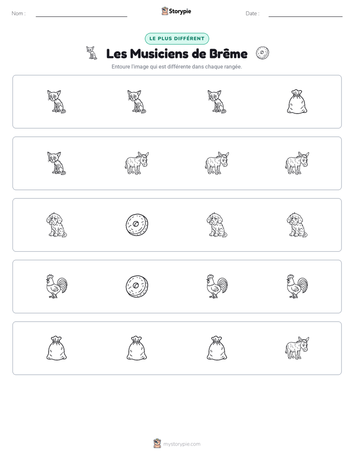 Celui qui ne correspond pas