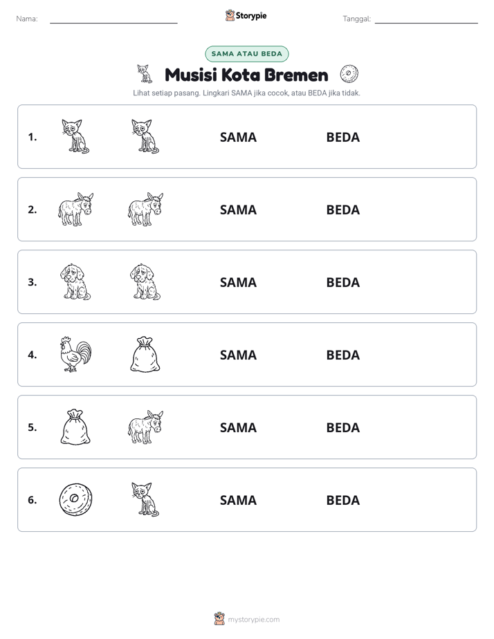 Sama atau Berbeda