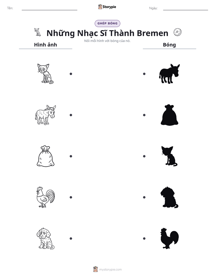 Ghép Hình Bóng