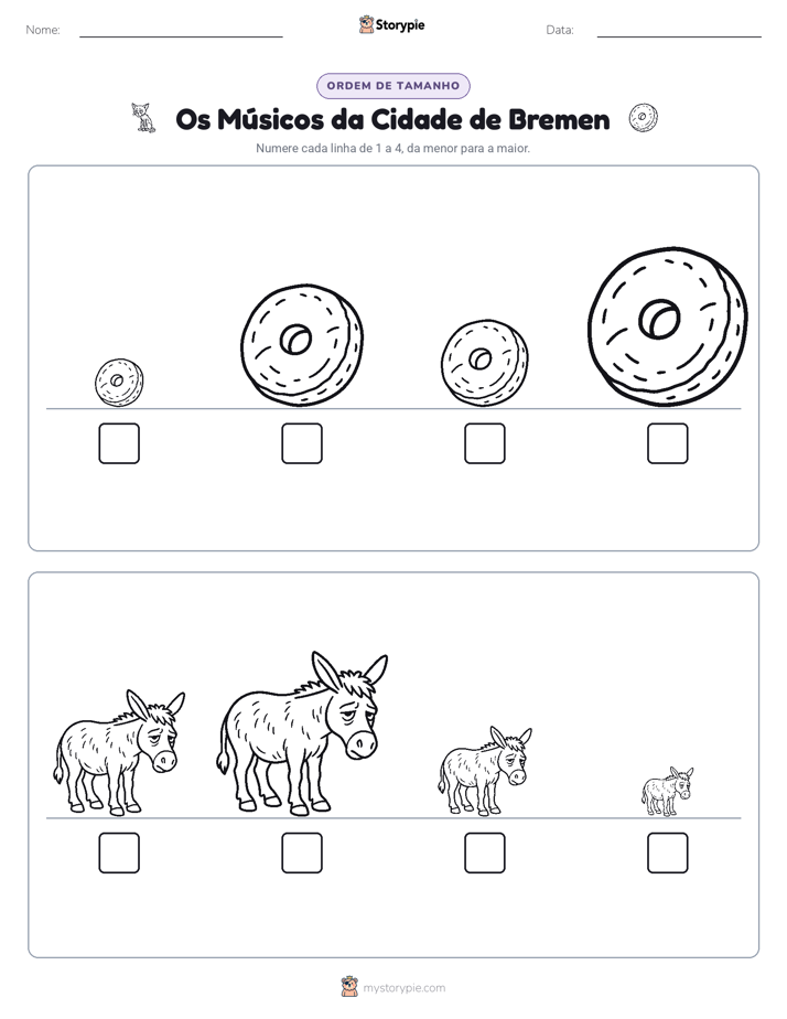Ordem de Tamanho