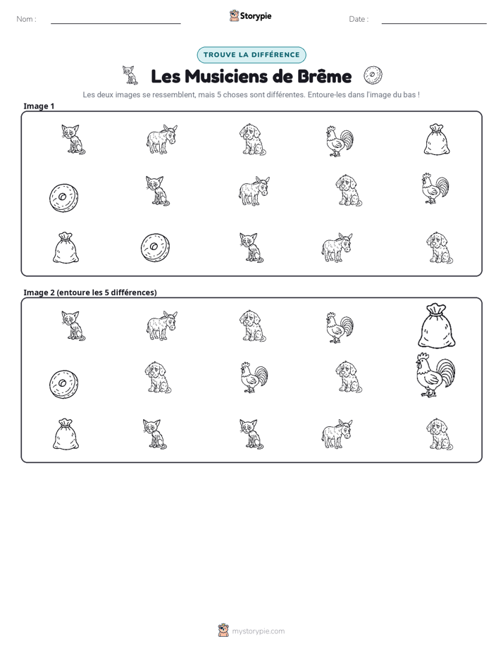 Trouvez les Différences