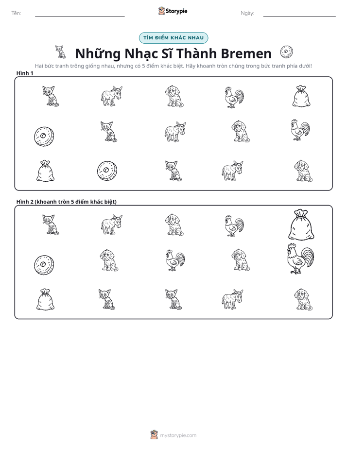 Tìm Sự Khác Biệt