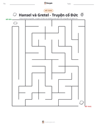 Xem trước tài liệu in sẵn Hansel và Gretel - Truyện cổ Đức