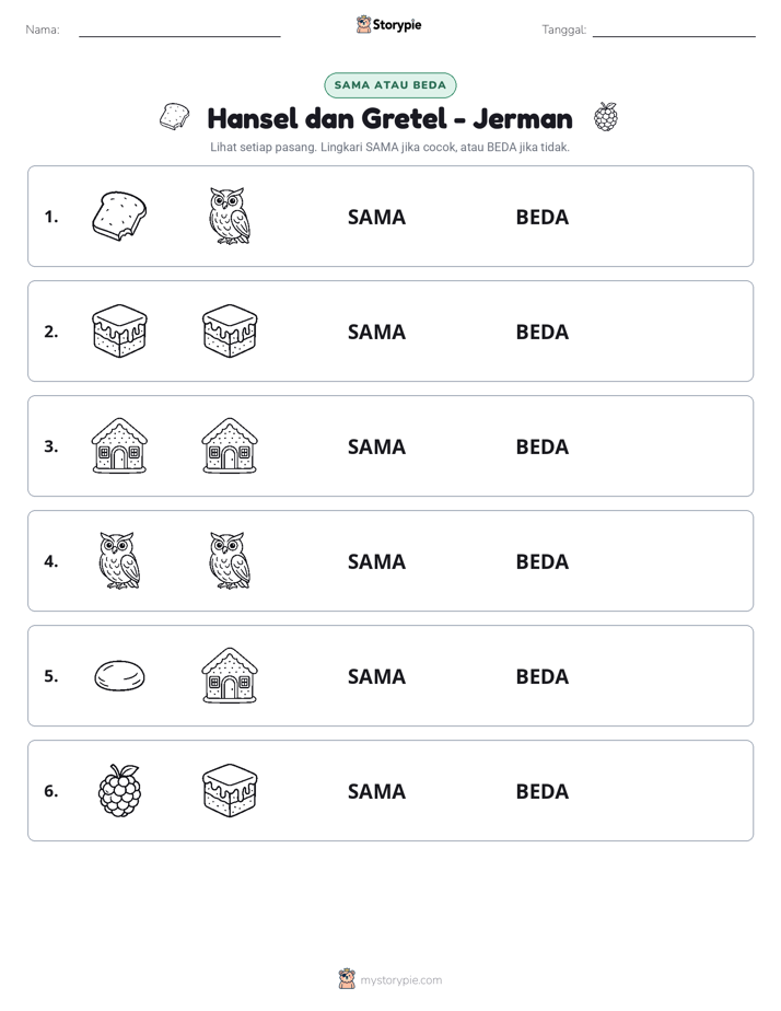 Sama atau Berbeda