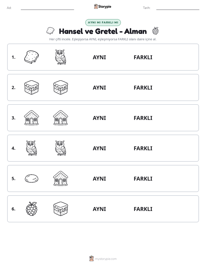 Aynı mı Farklı mı