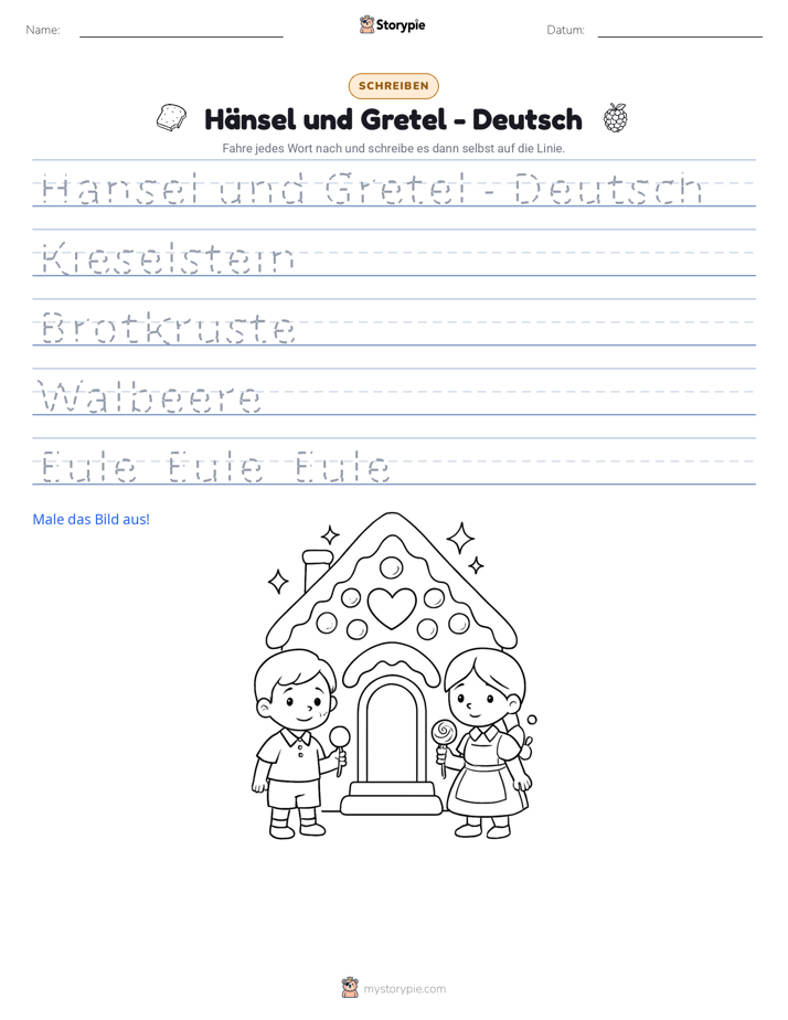 Schreibübung