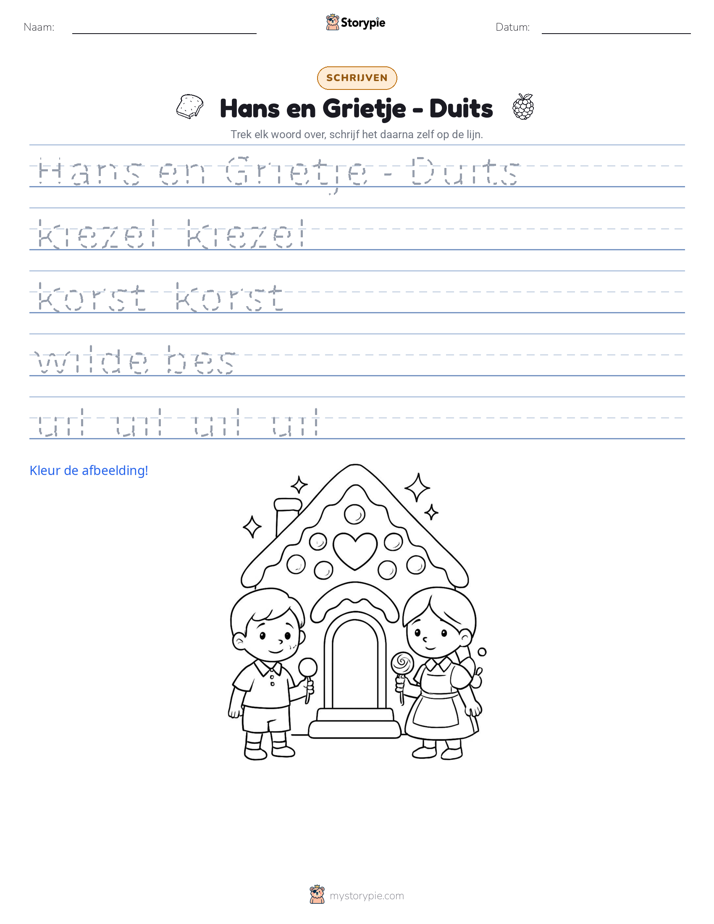 Schrijf Oefening