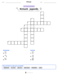 Prévia da folha de atividades imprimível Kintarō - Japonês
