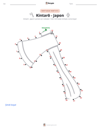 Kintarō - Japon yazdırılabilir çalışma sayfası önizlemesi