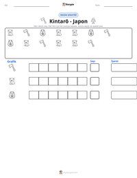 Kintarō - Japon yazdırılabilir çalışma sayfası önizlemesi