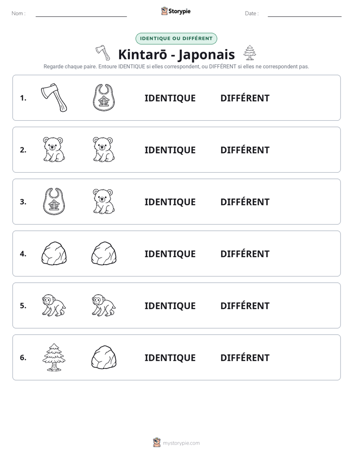 Identique ou Différent