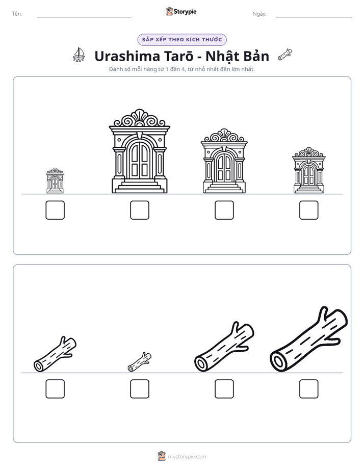 Thứ Tự Kích Thước