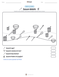 Anteprima della scheda stampabile di Issun-bōshi