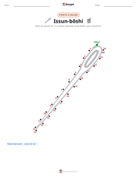 Aperçu de la feuille de travail imprimable Issun-bōshi