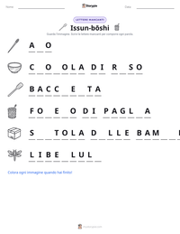 Anteprima della scheda stampabile di Issun-bōshi